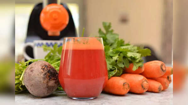 Beetroot and carrot juice