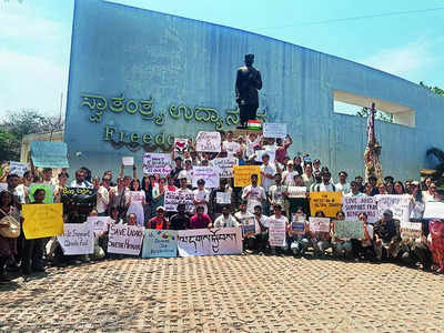 Bengalureans protest in support of Ladakhi activist