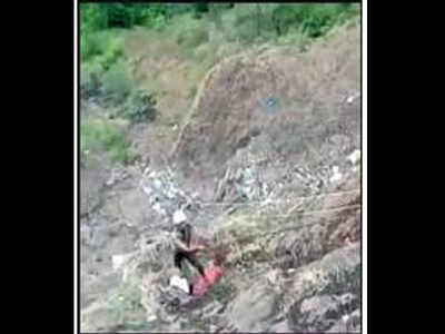 Nashik man taking selfie falls 700ft into gorge, cheats death