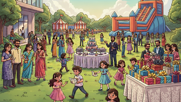 The big fat birthday race: How kiddie bashes became serious business