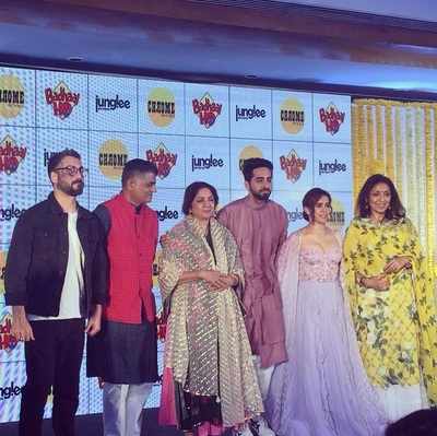 Photos: Badhaai Ho actor Ayushmann Khurrana hosts baby shower for his on-screen mother Neena Gupta and 50 other pregnant women