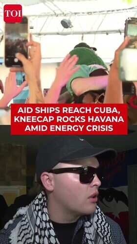 Kneecap Performs In Havana As Aid Convoy Arrives Amid Cuba Crisis