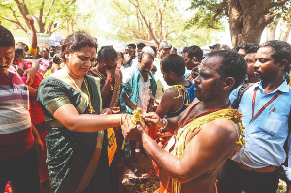 Transgender Women Reenact Mahabharata Legend at Koovagam Festival, Embracing Identity and Solidarity