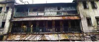 Fire guts godown, first floor of Dadar building
