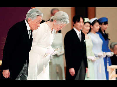 Japan’s emperor Akihito abdicates