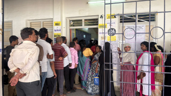 EVM malfunction halts polling for over two hours at Choolaimedu booth in Chennai