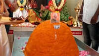 BJP workers offer 70-kg laddoo at Coimbatore temple ahead of PM Modi’s 70th birthday 