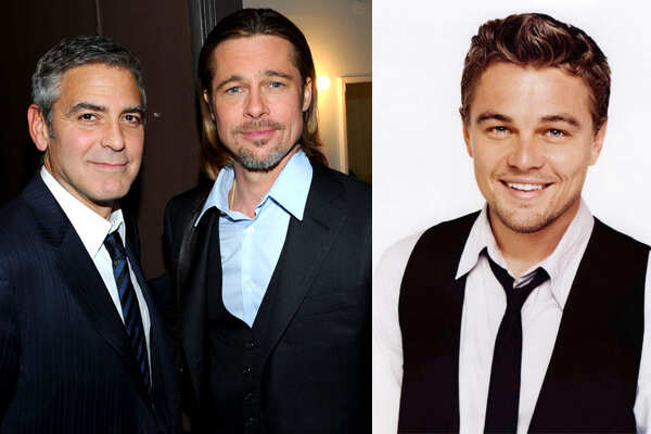 Clooney, Pitt and Leonardo fighting over rights to adapt anunpublished book
