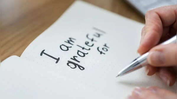 ​Write down three things you’re grateful for