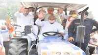 Haryana: BJP leaders hold tractor yatra in support of Centre’s agriculture laws 