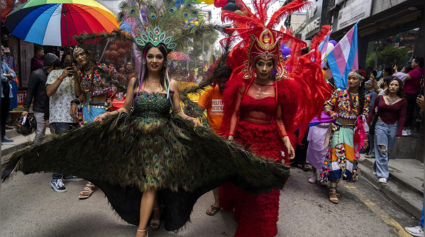 The Gai Jatra festival 