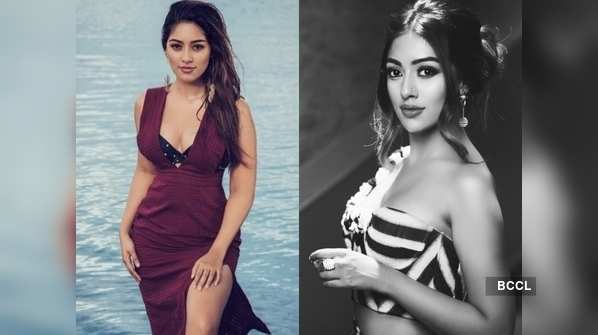 Flaunting her curves in stunning poses