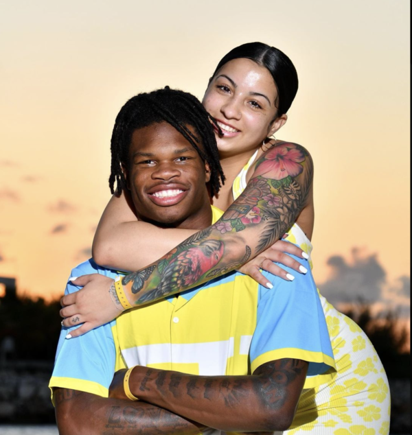 “Corny like a white boy”: Travis Hunter’s dance TikTok with wife Leanna Lenee leaves fans speechless