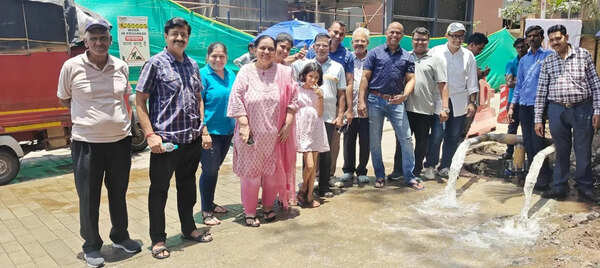 Relief runs deep as PMC water reaches NIBM Road Annexe society after 8-year wait
