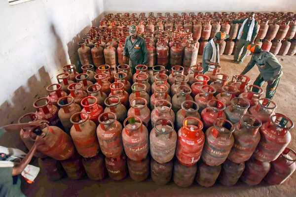 36 LPG cylinders seized from cement godown