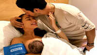 Amy Jackson posts breastfeeding photograph to announce the birth of her baby 