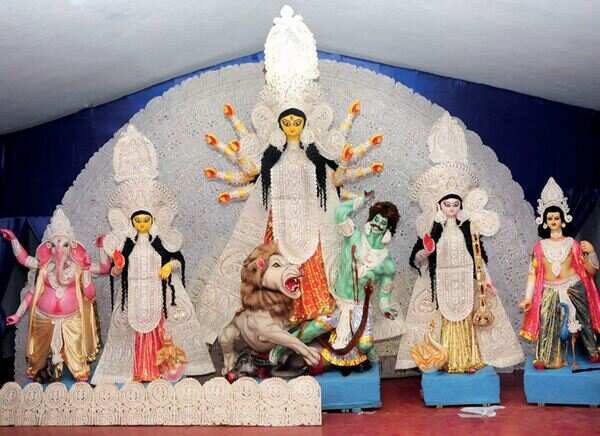 Enthusiasm soars As Durga comes home