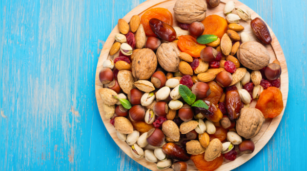 How much more protein and fibre do soaked dry fruits have?