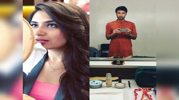 Gujarati film celebrities and their makeup moods on-set