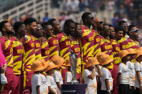 West Indies remain unbeaten, finish top of group after beating Italy