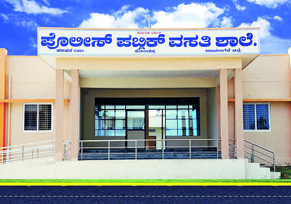 Karnataka: Police-public school at Davanagere village