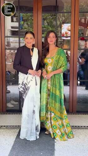 Madhuri Dixit And Triptii Dimri Team Up For Maa Behen