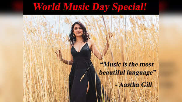 ​#WorldMusicDay - Aastha Gill: Music is the most beautiful language to express emotions - Exclusive
