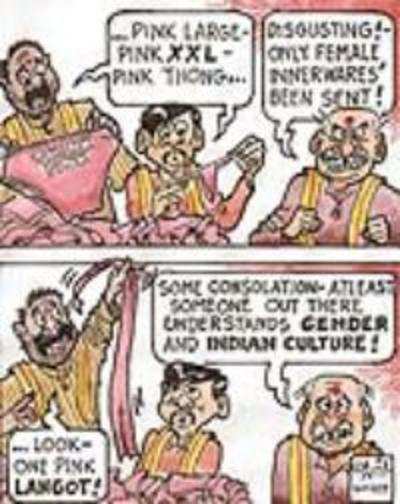 Has the pink chaddi brigade prevailed over Mutalik?