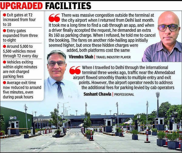 T2 entry, exit capacity increased to ease rush at Ahmedabad airport