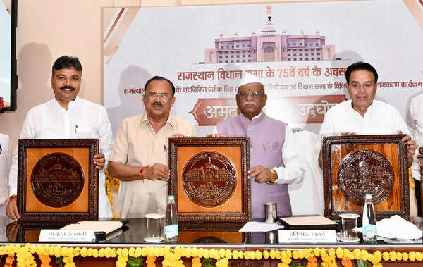 Rajasthan Assembly gets new emblem, gates renamed as part of 75th year celebrations