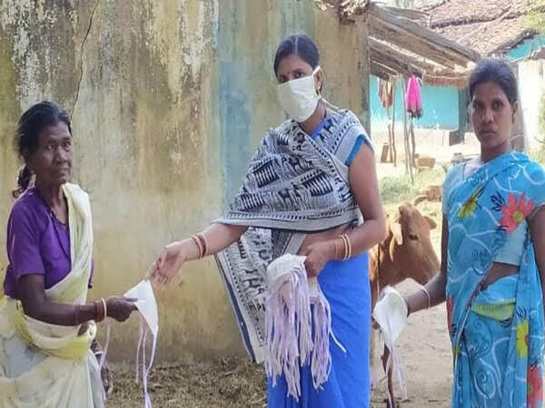 Chhattisgarh self-help groups make over 1 lakh masks