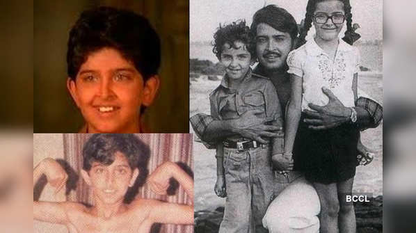 Hrithik Roshan as a child artist