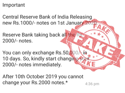 Fake News Alert: No, Rs 2000 currency notes are not being discontinued