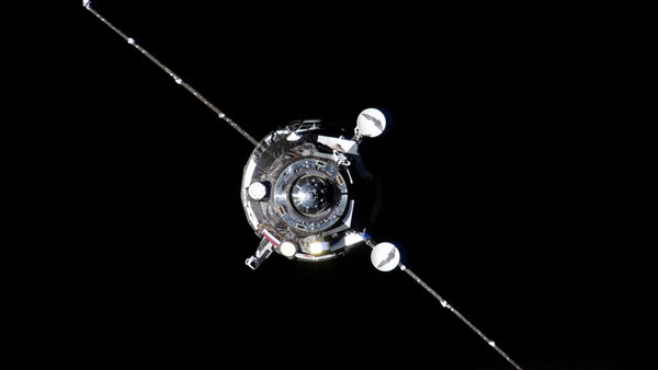Progress 95 docks at ISS carrying food, fuel, and essential supplies for astronauts