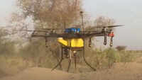Drones used to spray insecticides on locusts’ swarms in Rajasthan's Jaisalmer 
