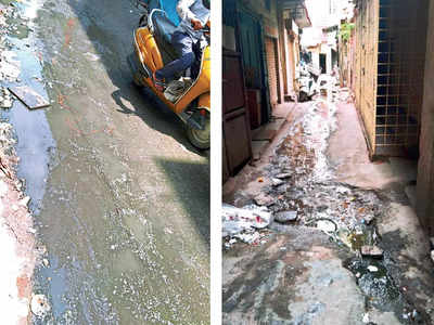 Choking manholes cause sewage spill in Kumbarpet