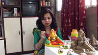 Indore idol maker opts for cow dung to prepare eco-friendly Ganesha 