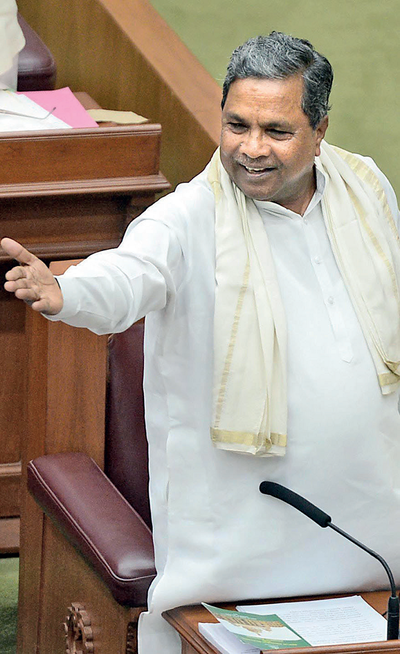 BJP MLAs in touch with me to switch sides: Karnataka CM Siddaramaiah