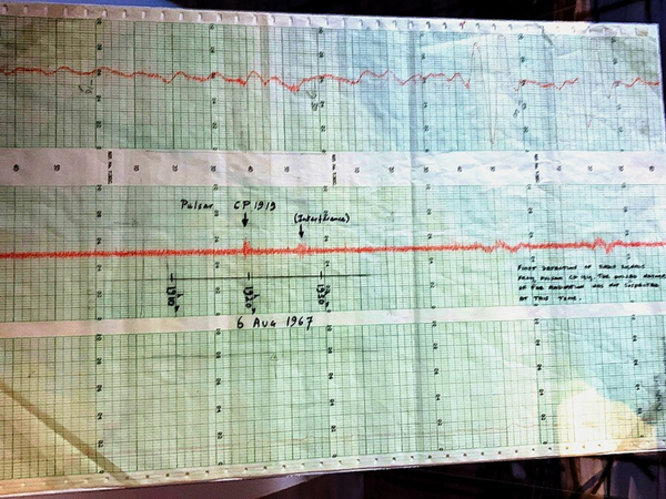 In 1967, a graduate student noticed a bit of scruff in telescope data and discovered the first pulsar