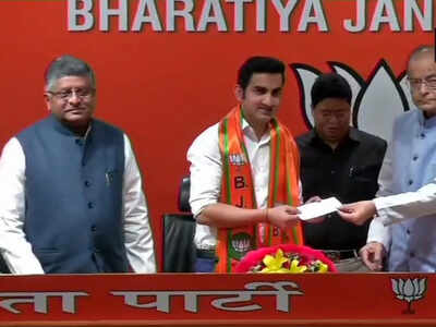 Gautam Gambhir joins BJP. Will he contest Lok Sabha elections?