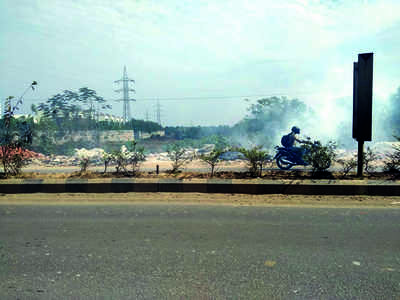 Ambedkar Nagar is a burning dump yard