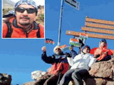 Nashik doctor climbs Kenya's highest summit 'Mount Kenya'