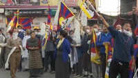 Watch: Tibetan community in Shimla boosts morale of security forces leaving for LAC 