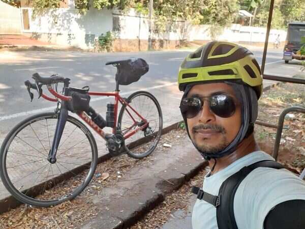 He cycled from Bengaluru to Kochi to meet parents