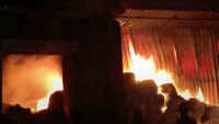 Massive fire engulfs warehouse in Nashik 
