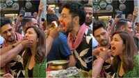 Parineeti Chopra, Sidharth Malhotra enjoy Delhi's famous fire paan 