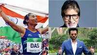 From Amitabh Bachchan to Anil Kapoor, Bollywood congratulates 'supergirl' Hima Das 
