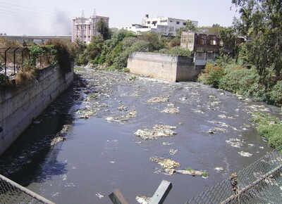 Heavy metals found in the only river that runs through the city