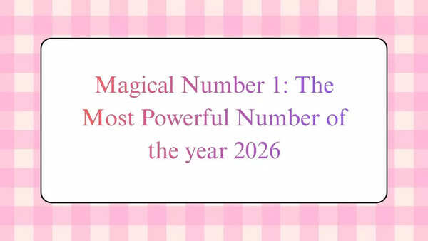 Magical Number 1: The Most Powerful Number of the year 2026