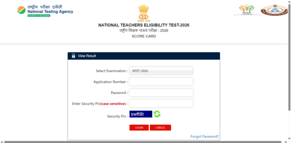 NTA NTET 2026 result released at exams.nta.nic.in: Direct link to download scorecards here